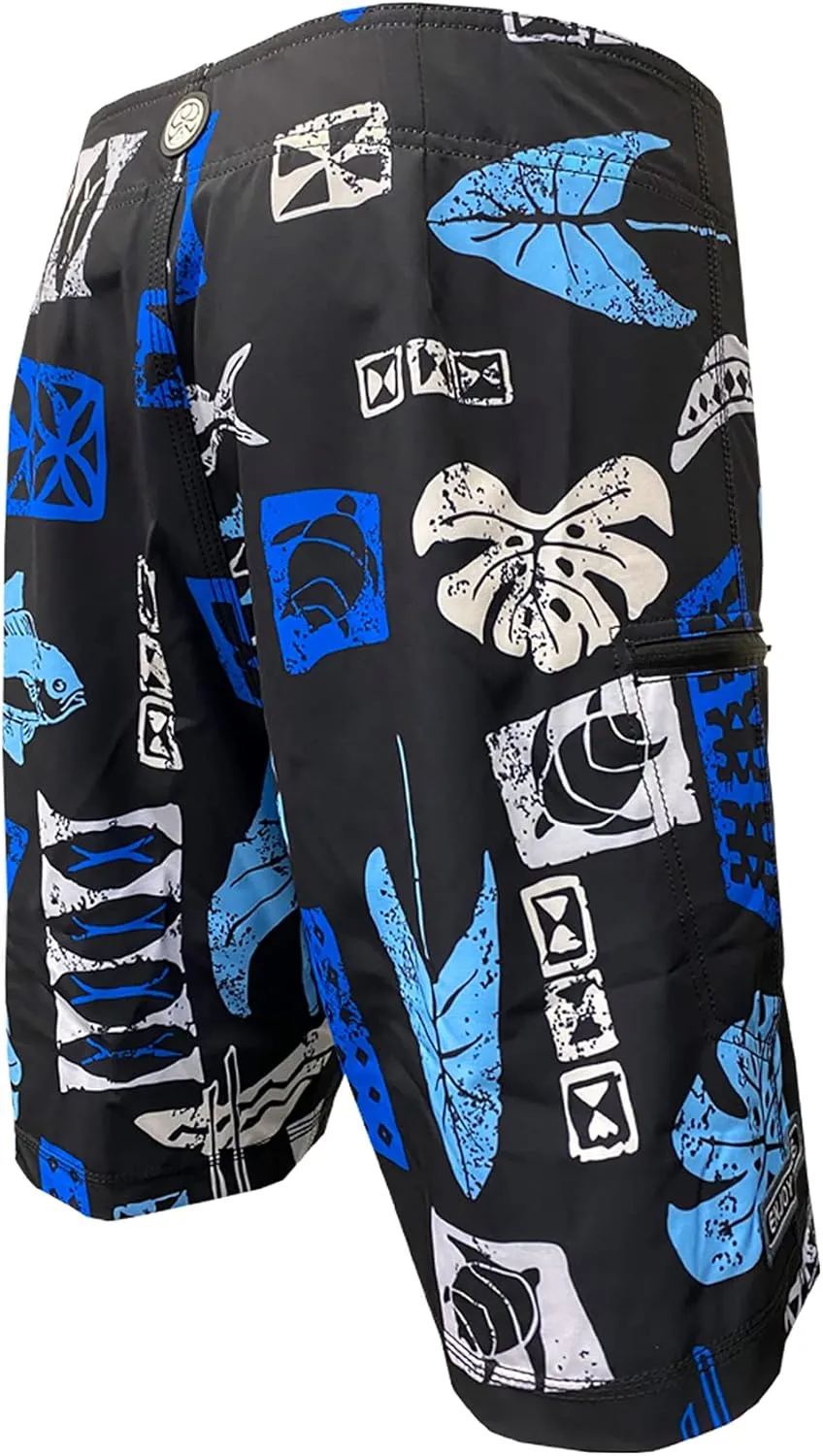 19" Mahi Mahi Palms 8 Way Stretch Boardshorts