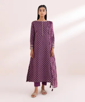 3 Piece - Printed Lawn Suit-00U3Pdy24V41