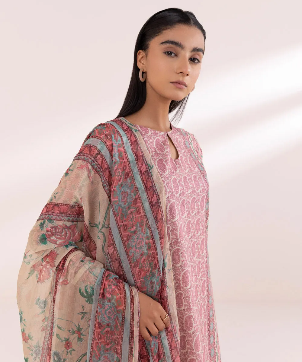3 Piece - Printed Lawn Suit-00U3Pdy24V46
