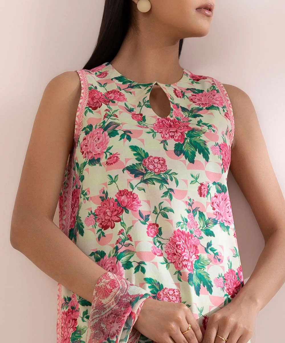 3 Piece - Printed Lawn Suit-0U3Pdy24V445