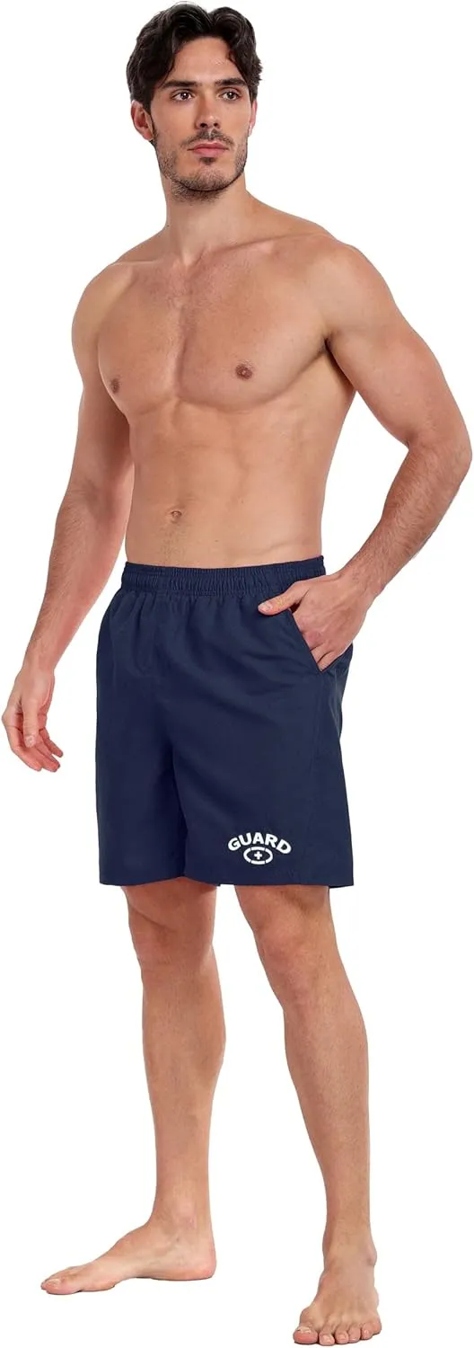 Adoretex Men's Guard Board Shorts Swim Trunks Mesh Liner
