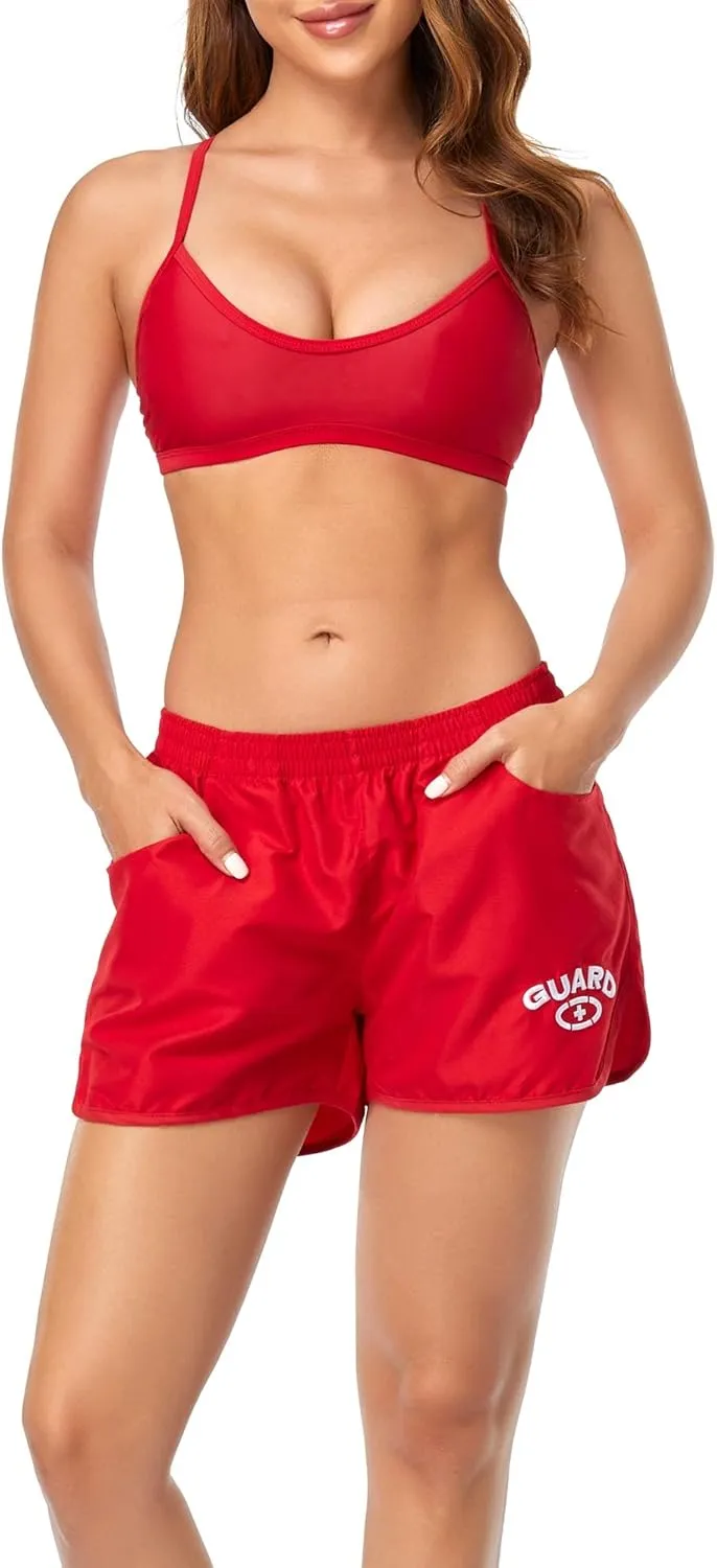Adoretex Women's Guard 3" Athletic Board Shorts with Liner