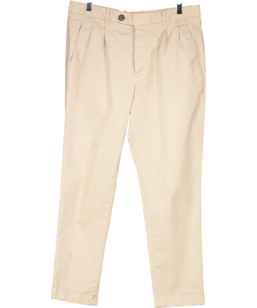 All Saints Beige Bengal Trousers W30