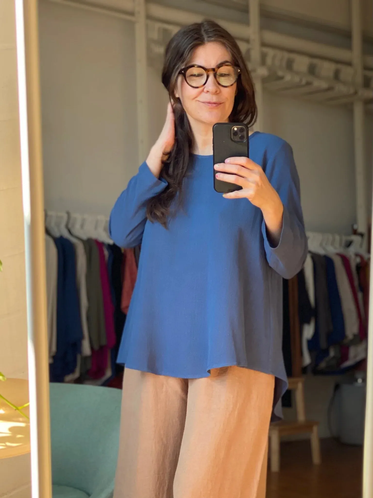 Amanda Moss Neala Top (Cobalt)