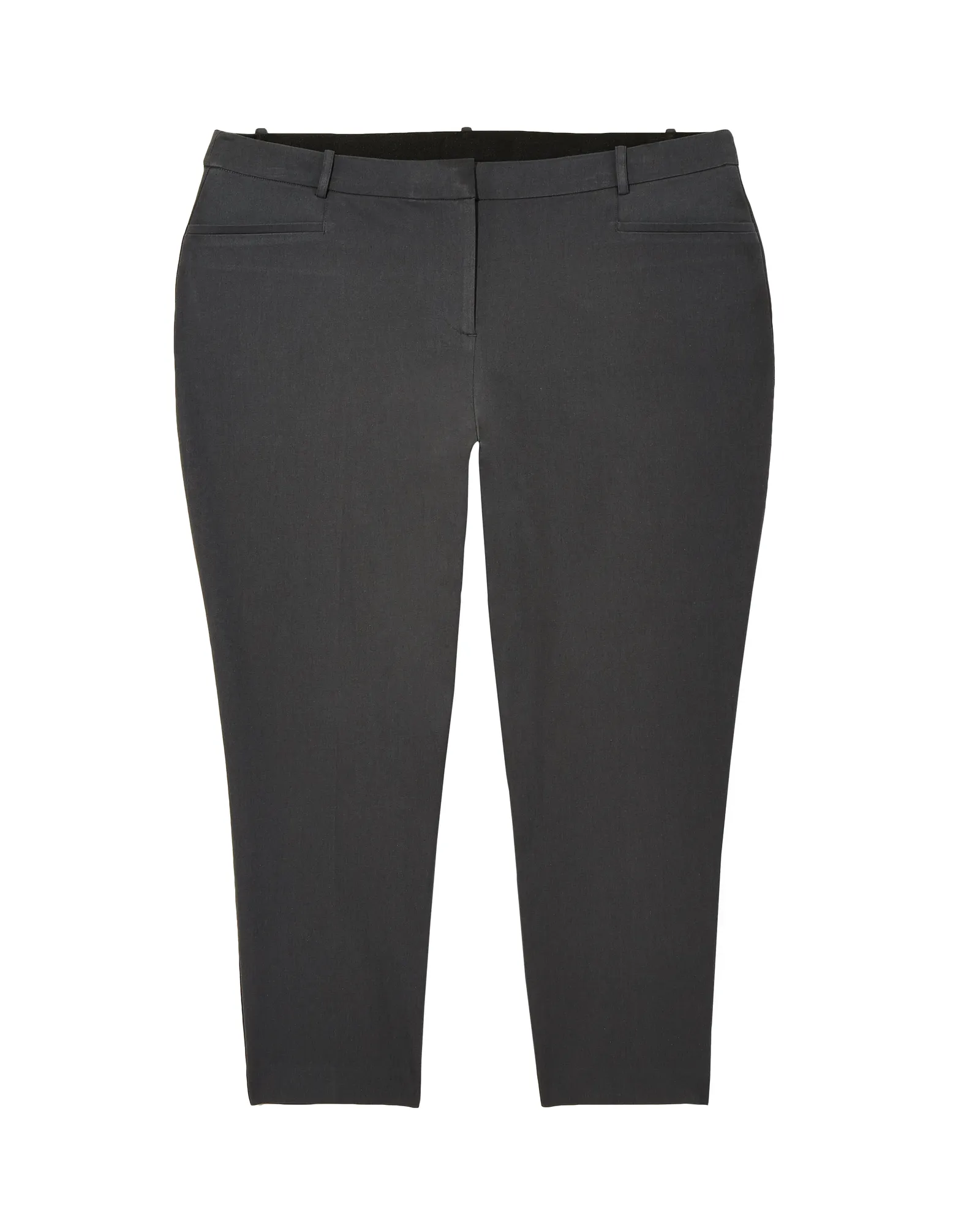 Arles Cropped Straight Leg Trouser | Charcoal Grey