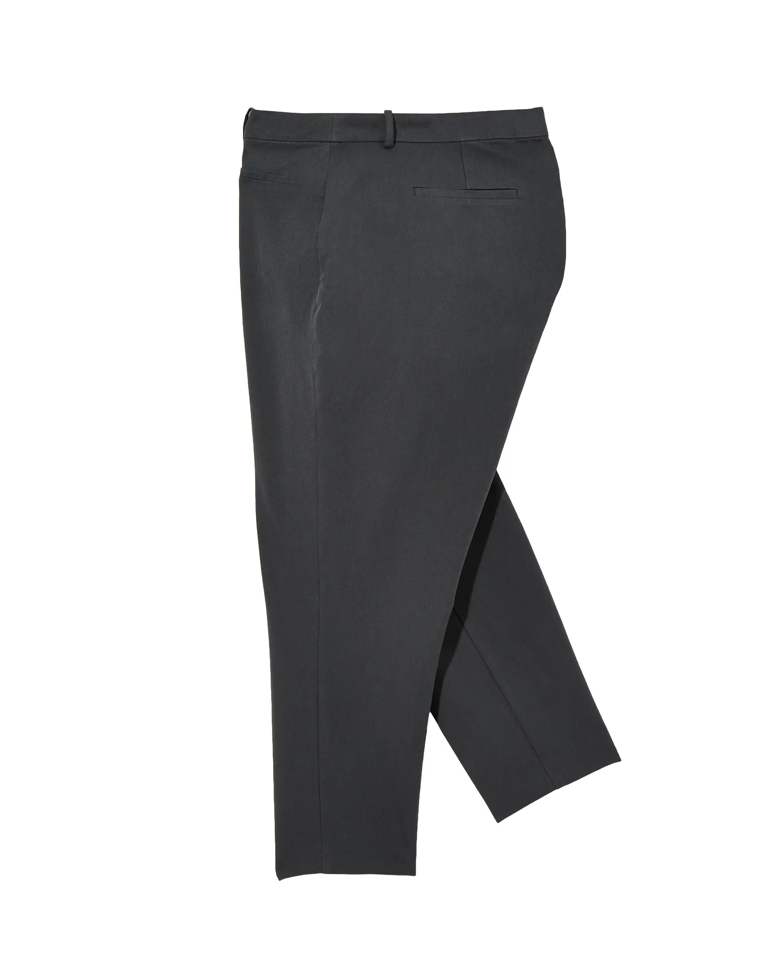 Arles Cropped Straight Leg Trouser | Charcoal Grey