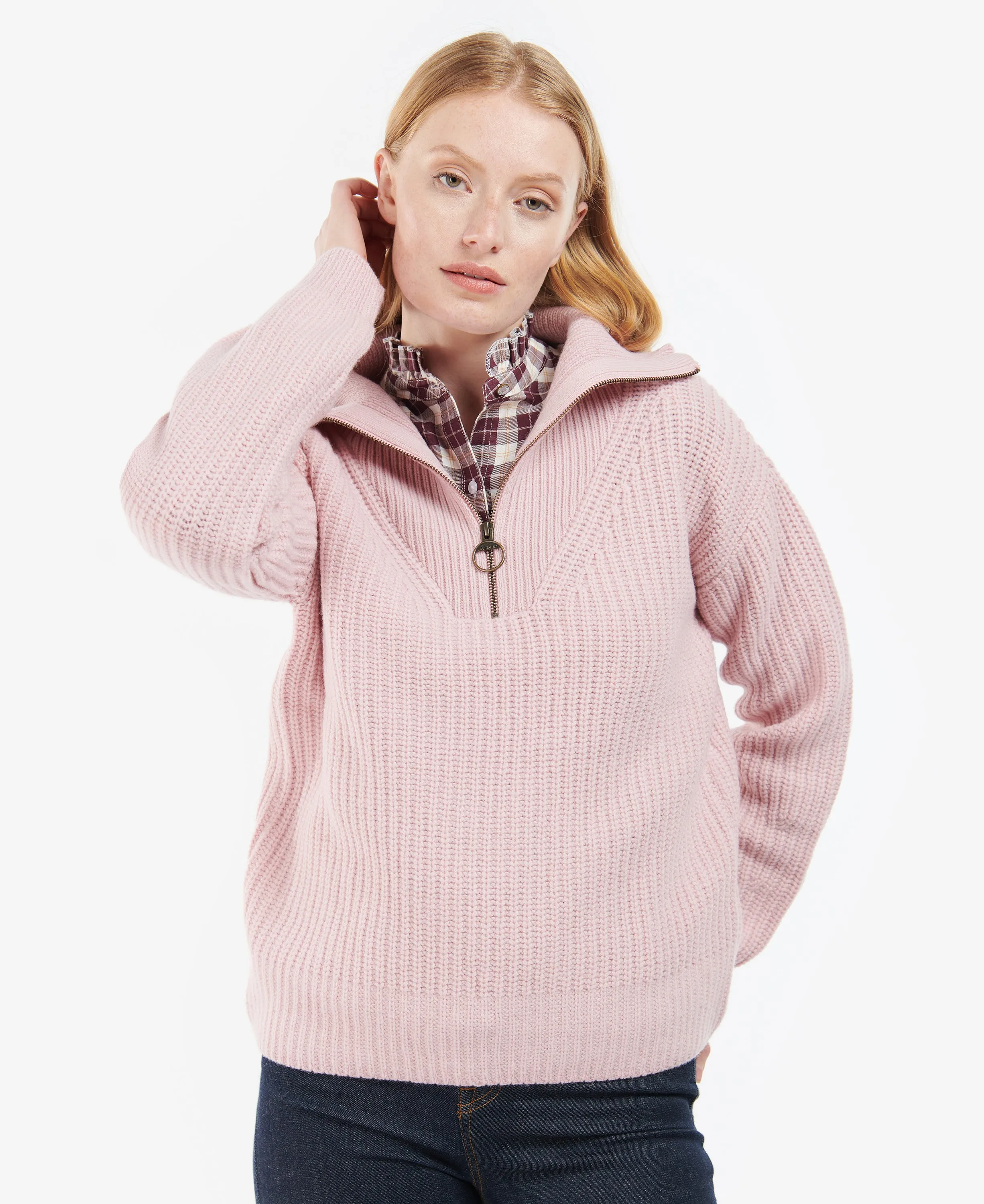 Barbour Stavia 1/2 Zip Knit Jumper