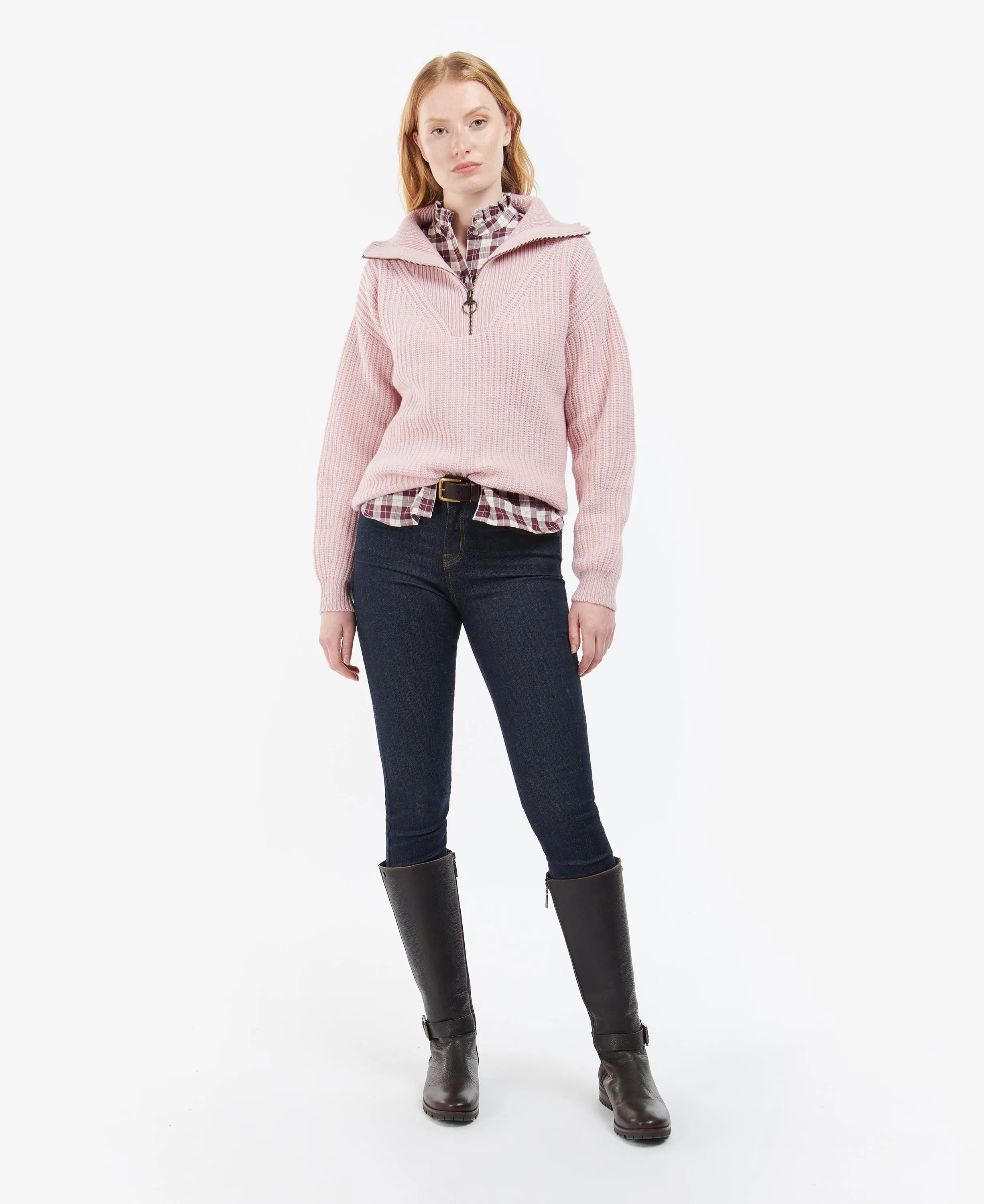 Barbour Stavia 1/2 Zip Knit Jumper