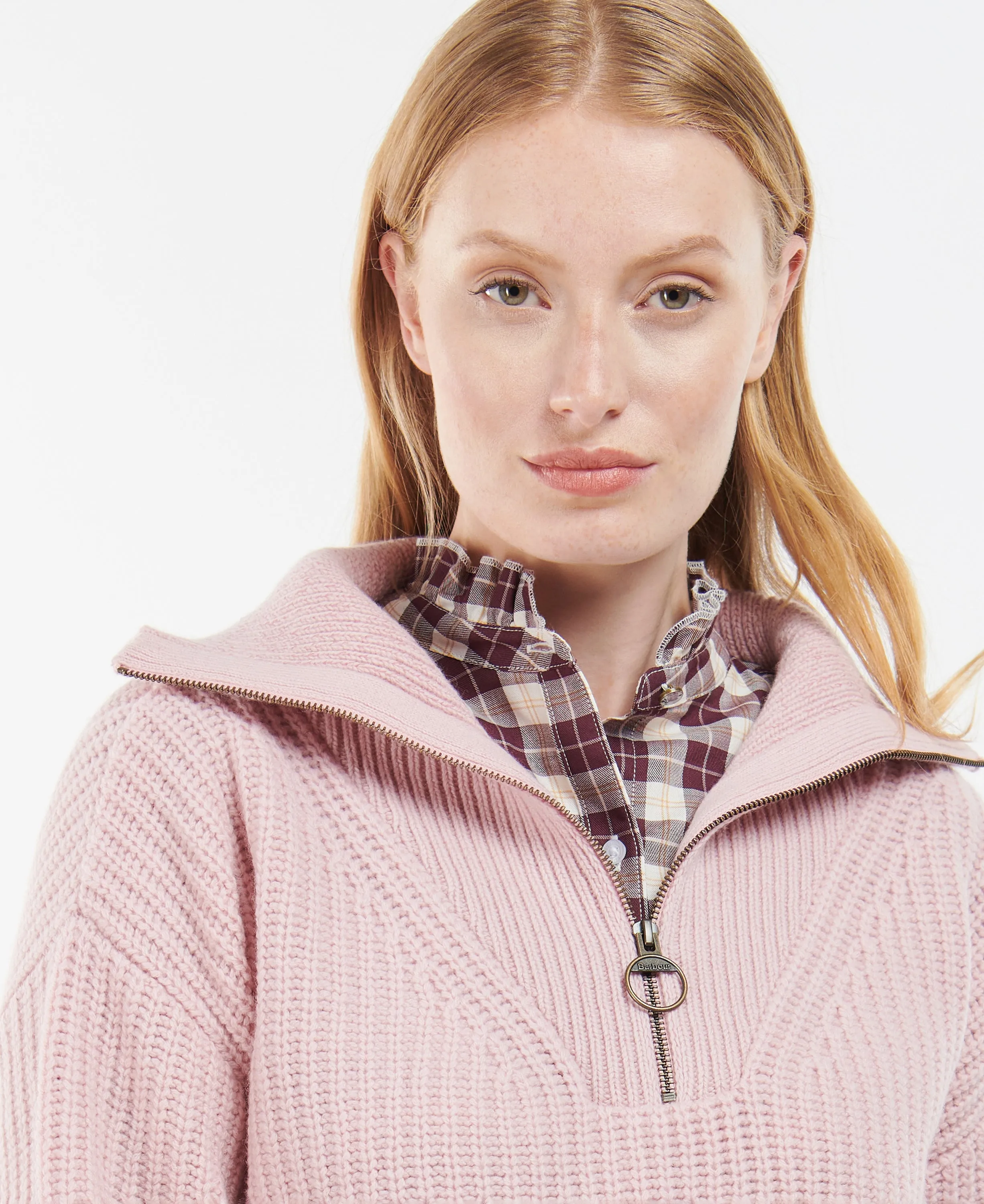 Barbour Stavia 1/2 Zip Knit Jumper