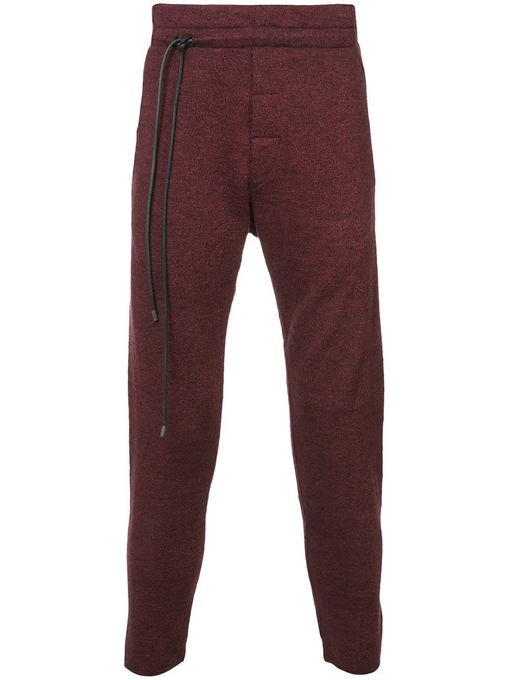 Bordeaux Linen Cotton Knit Lounge Pants