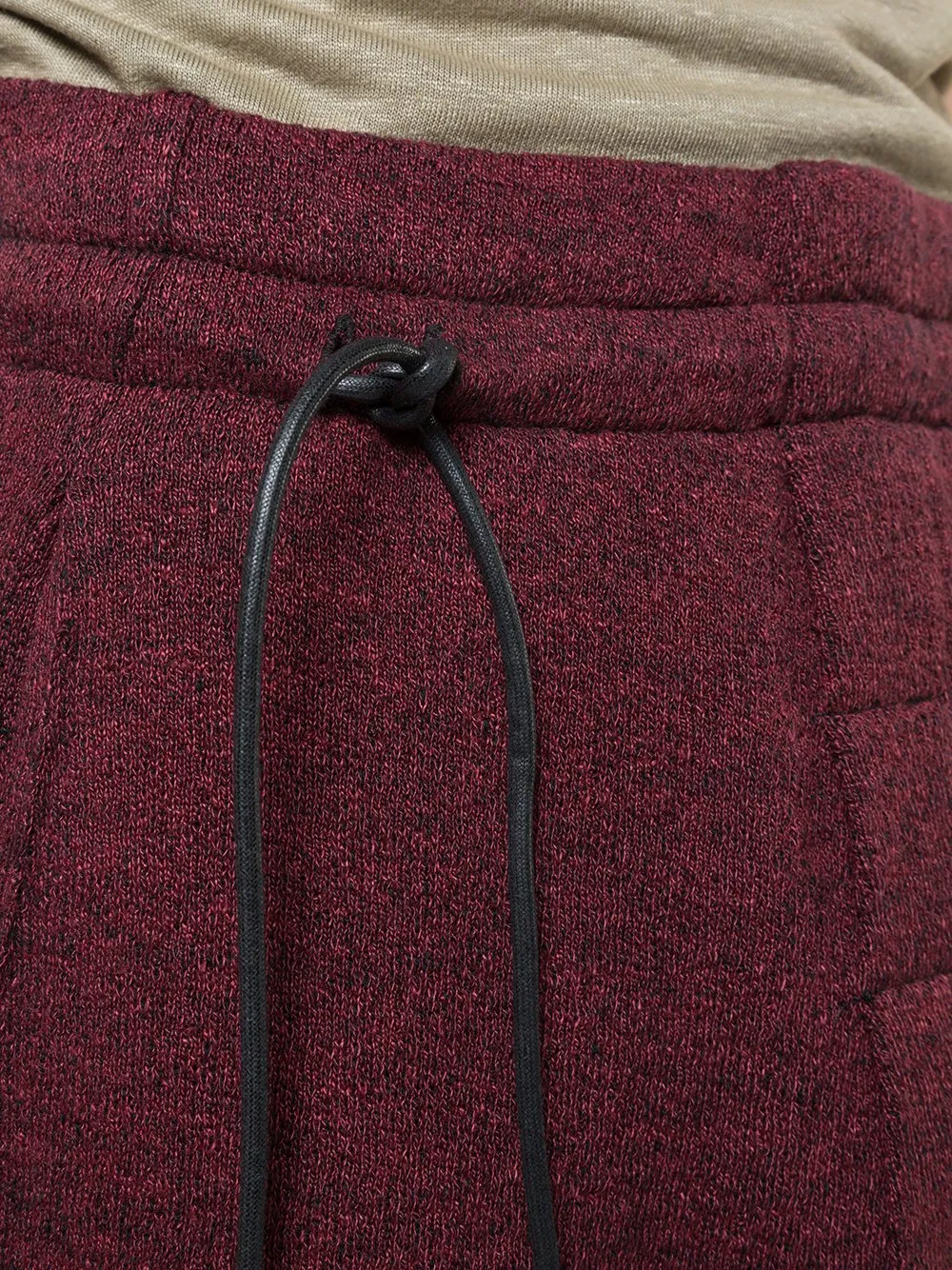 Bordeaux Linen Cotton Knit Lounge Pants