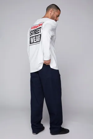 BOYCHIK - 5 Pocket Loose Fit Pant - Blue Black Denim