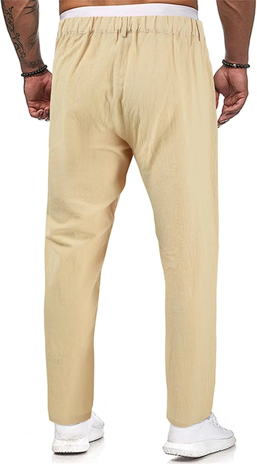 Chino Pants for Men Straight Fit Business Casual Trousers Textured Stretch Pant Office Work Slim Pants Spring Summer