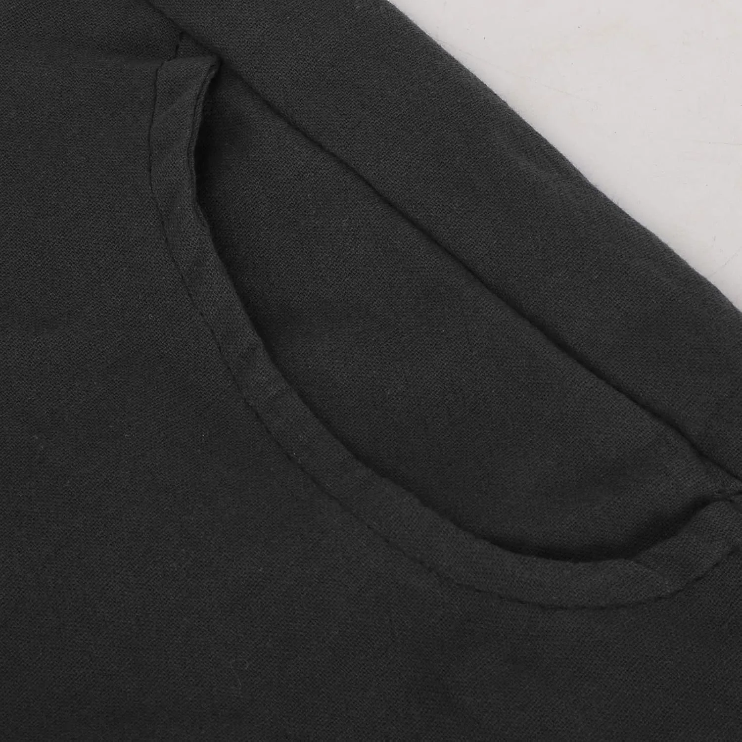 Cotton Linen Pants for Womens Elastic Waist Casual Pants Fashion Solid Color Lounge Long Trousers with Pockets