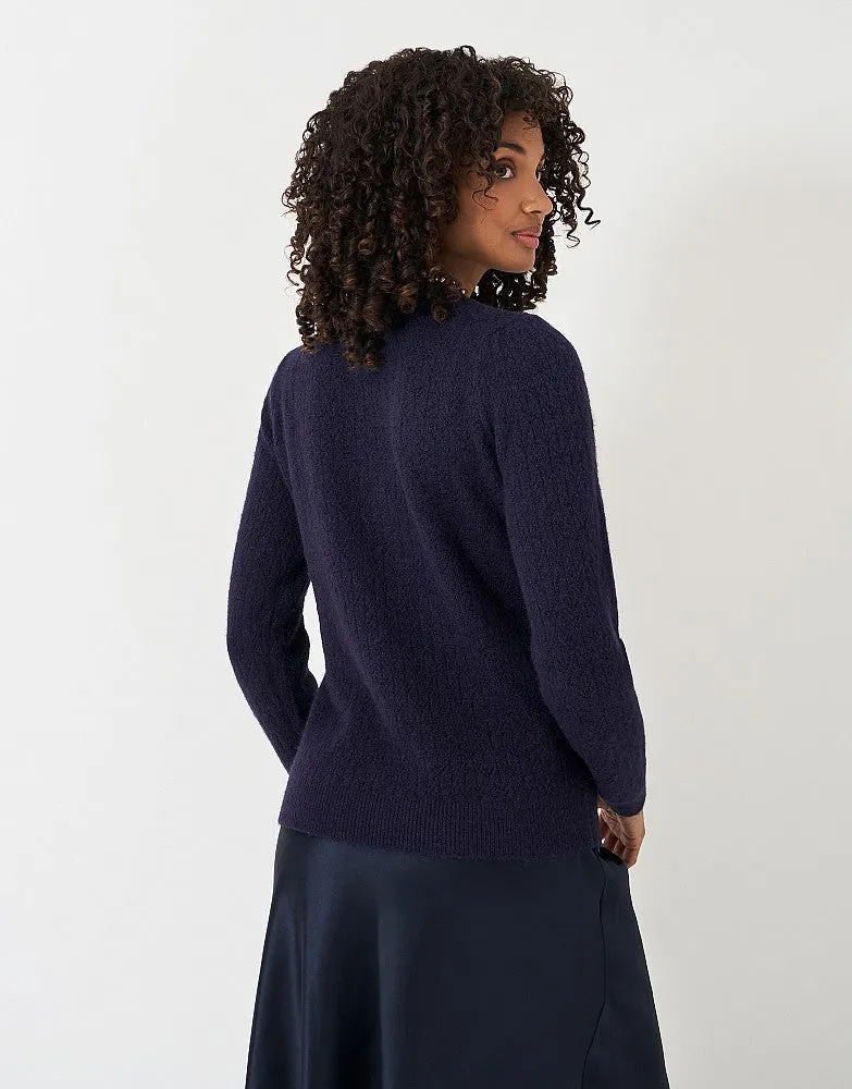 Crew Clothing Lace Trim Pointelle Jumper