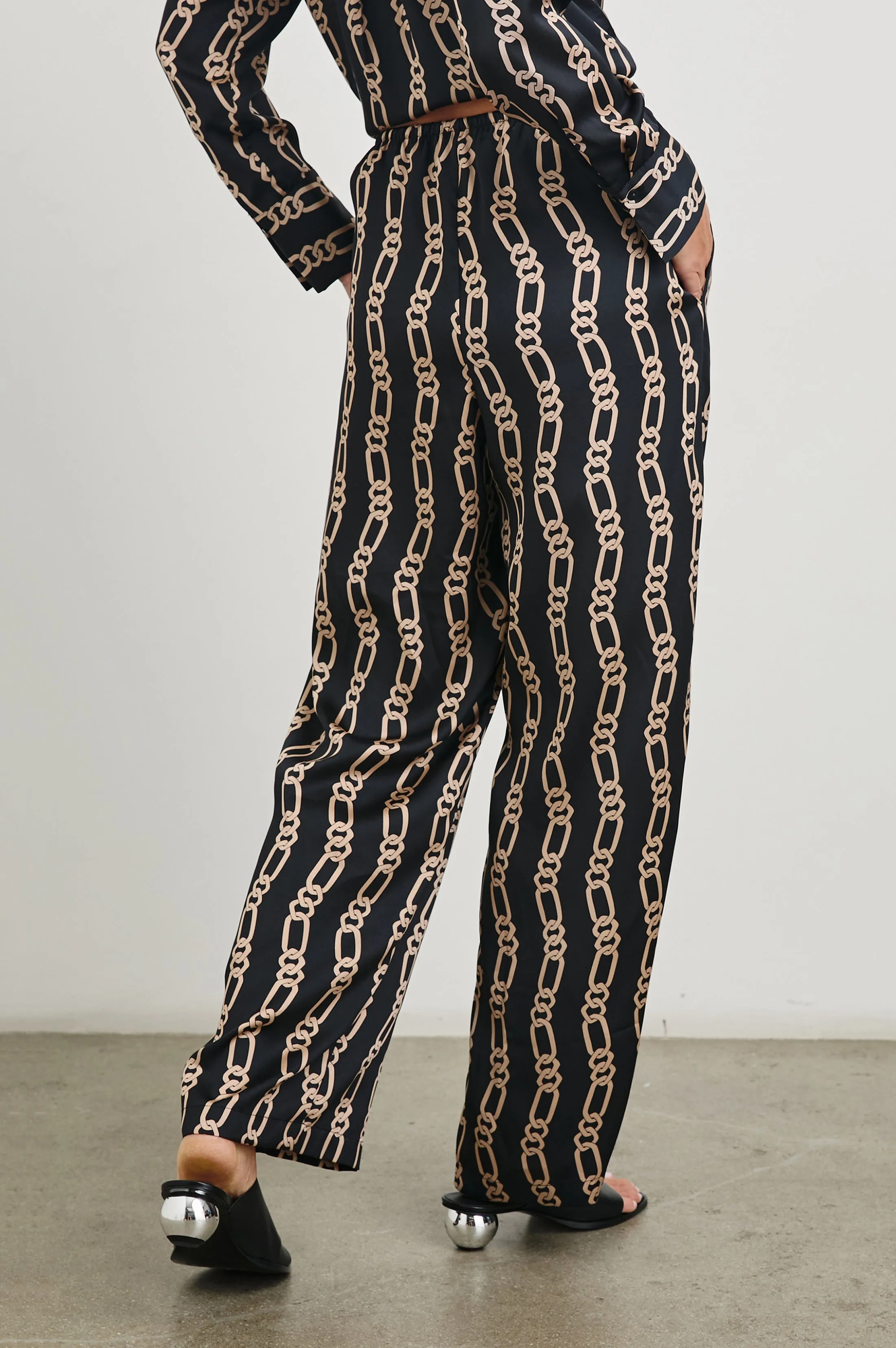 DAMANI PANT - BLACK GOLD LINK