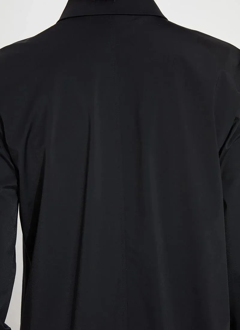 Final Sale Connie Micro Beaded Button Down Shirt in Black - Lysse 23-3433-M3
