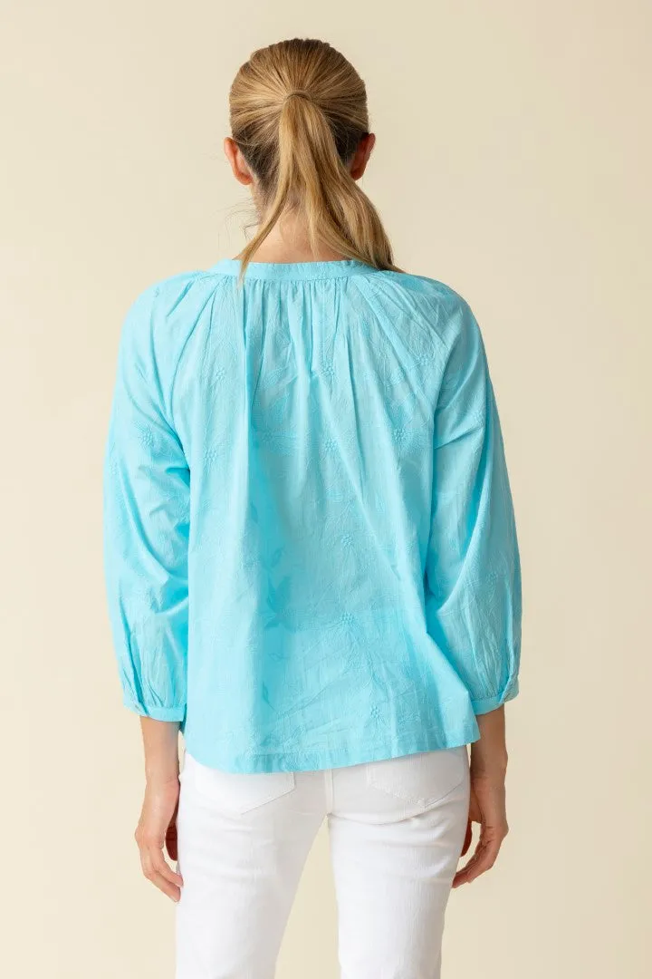 Floral Emb. Romance Shirt