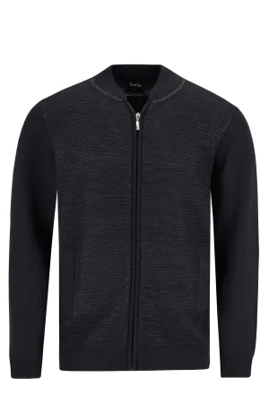 Hajo Zip Cardigan 27509 Bk R