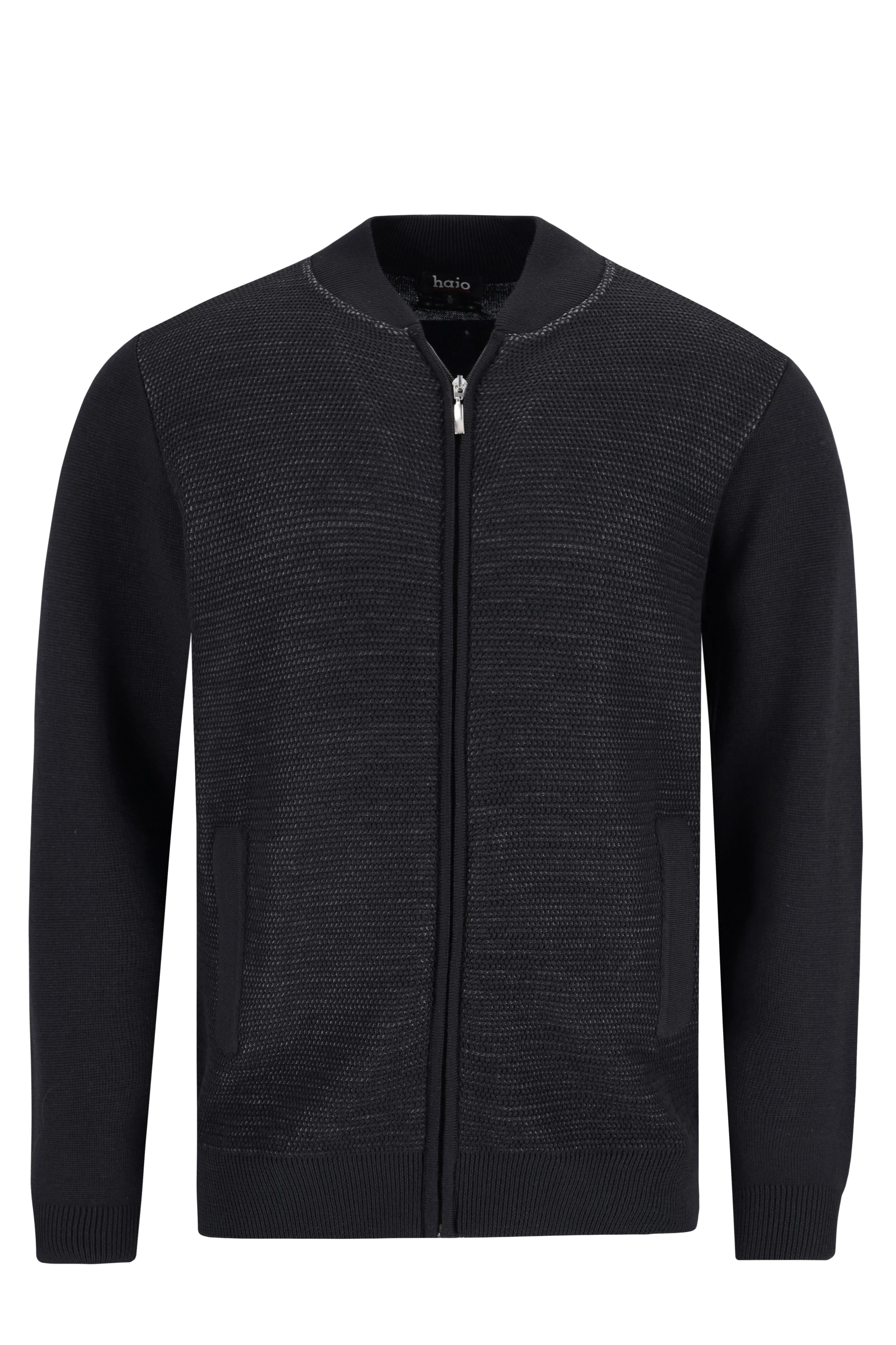 Hajo Zip Cardigan 27509 Bk R