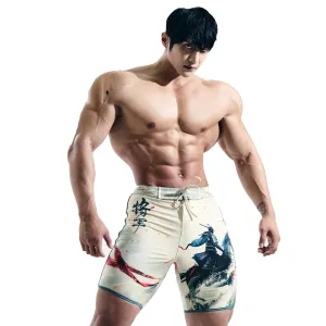 IFBB 15inch Mensphysique Board-Shorts Posing Trunks Competition (Shogun) (28)