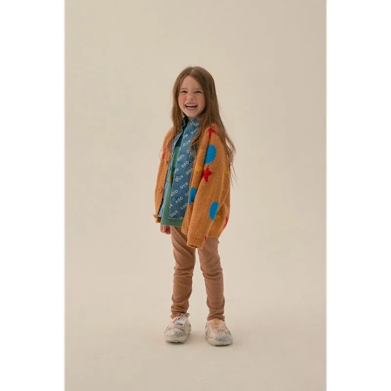 Jelly Mallow Moon Sun Jacquard Cardigan