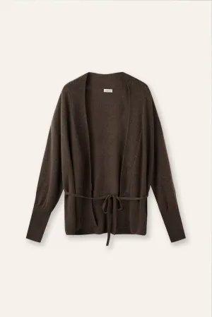 KAY cashmere-blended cardigan (Mocha)