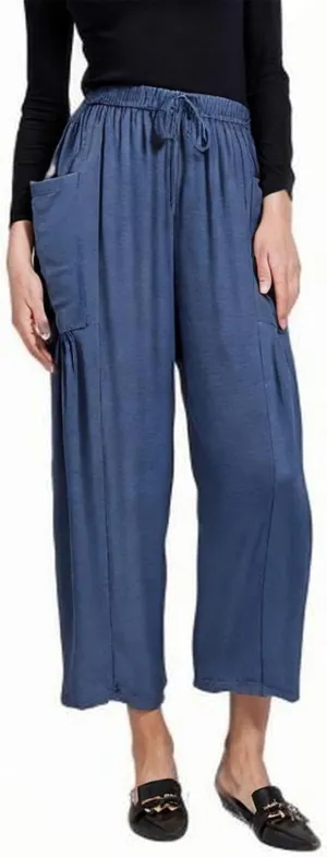 Linen Pants for Women Fashion 2025 Casual Lightweight Drawstring Elastic Waist Pants Solid Trousers with Pockets