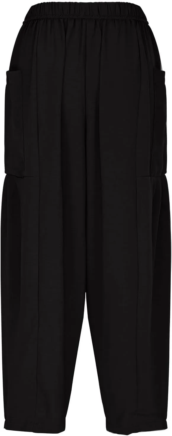 Linen Pants for Women Fashion 2025 Casual Lightweight Drawstring Elastic Waist Pants Solid Trousers with Pockets
