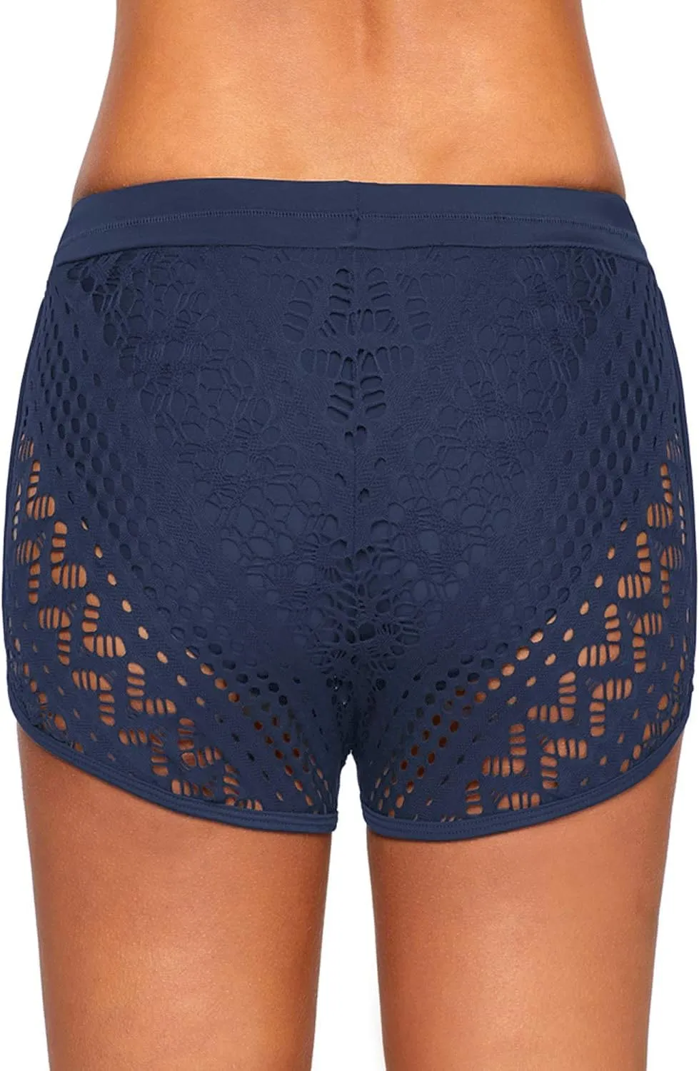 Lopie Women Board Shorts Bikini Bottom Swimsuit Skort Swimdress