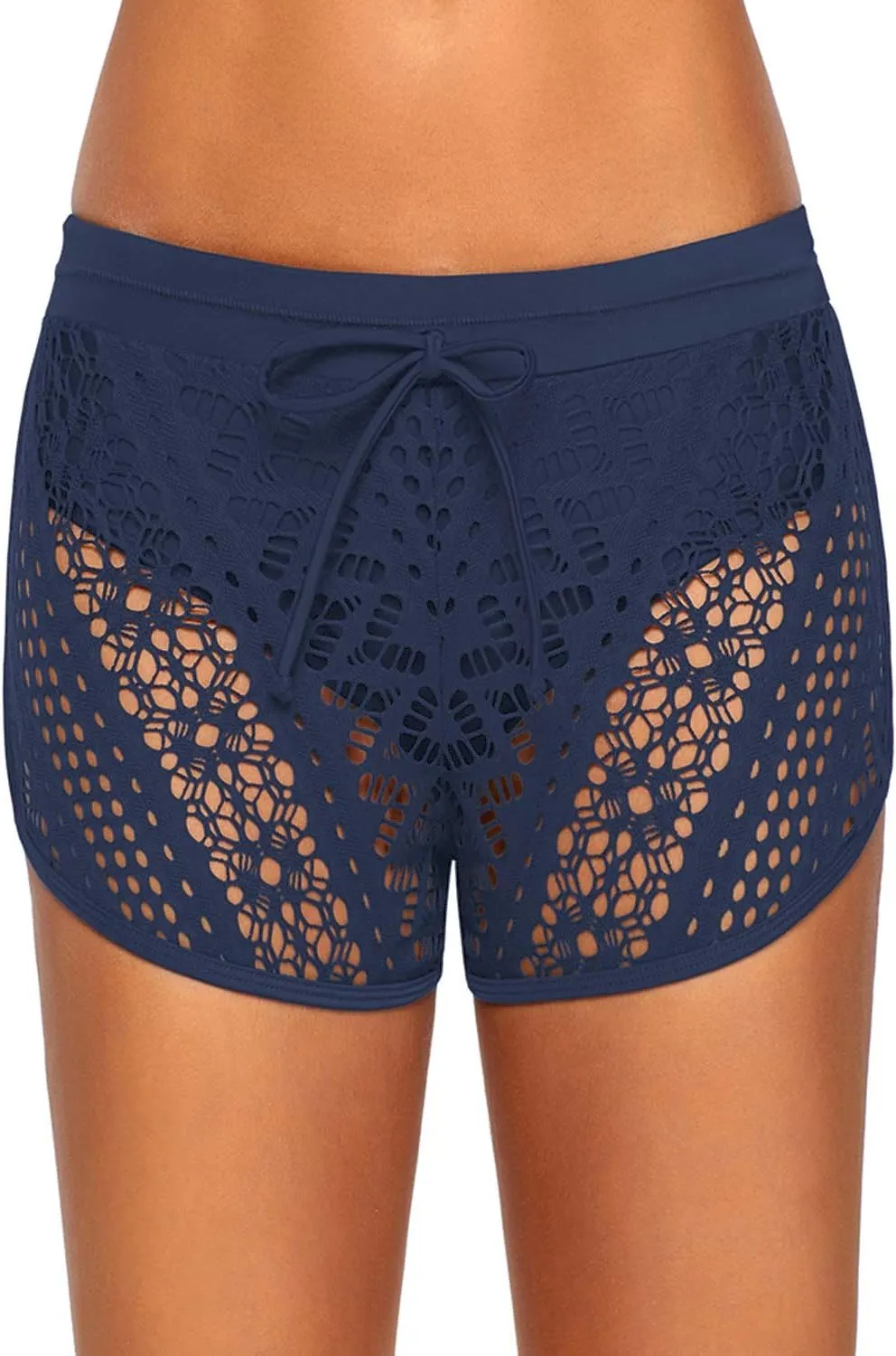 Lopie Women Board Shorts Bikini Bottom Swimsuit Skort Swimdress