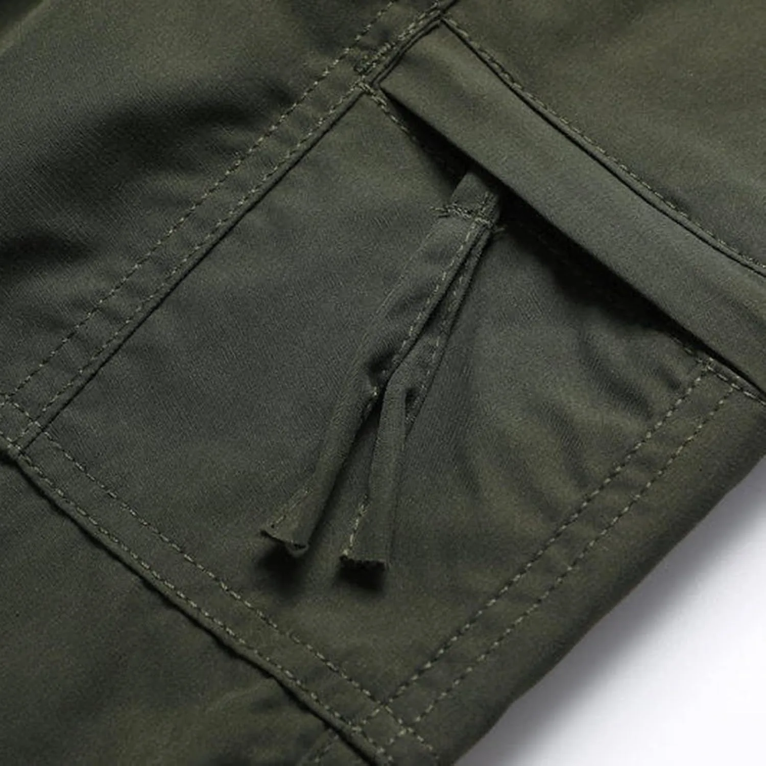 Mens Cargo Pants Workwear Pants for Men Flannel Lined Cargo Pants Men's High Stretch Multi-Pocket Cargo Pants Mens