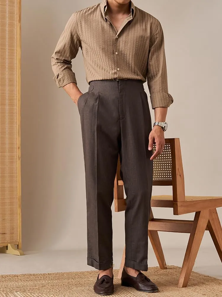 Men's Casual Linen Pants Beach Summer Pant Lightweight Linen Trousers Suit Pants