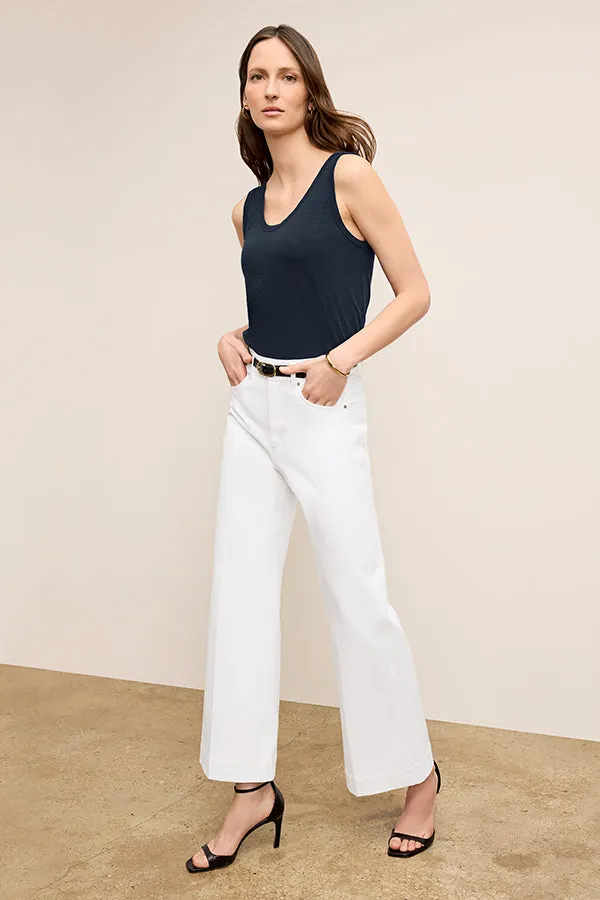 Milo Wide-Leg Jean - Eco Better Than Denim :: White