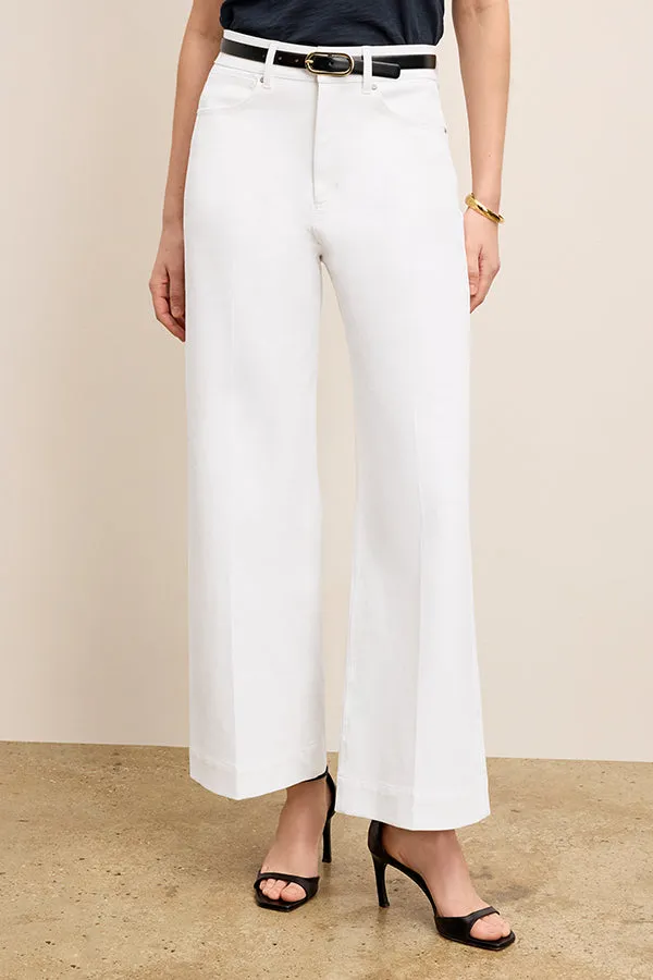 Milo Wide-Leg Jean - Eco Better Than Denim :: White
