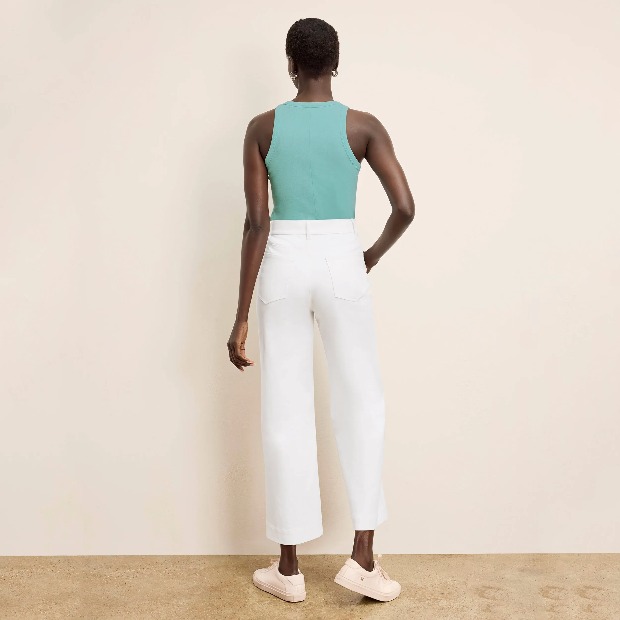 Milo Wide-Leg Jean - Eco Better Than Denim :: White