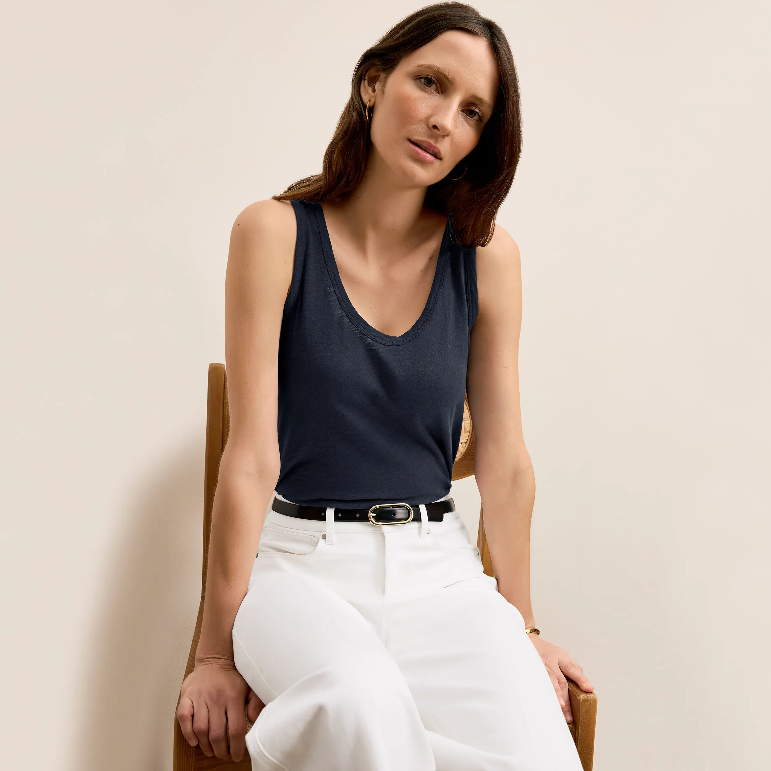 Milo Wide-Leg Jean - Eco Better Than Denim :: White