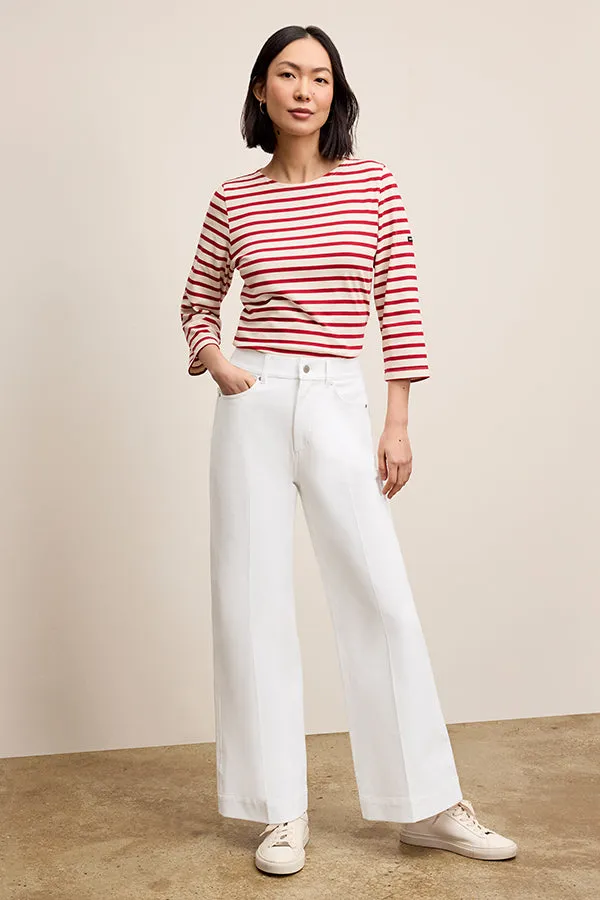 Milo Wide-Leg Jean - Eco Better Than Denim :: White