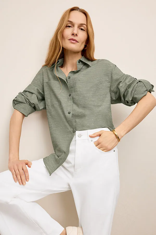 Milo Wide-Leg Jean - Eco Better Than Denim :: White
