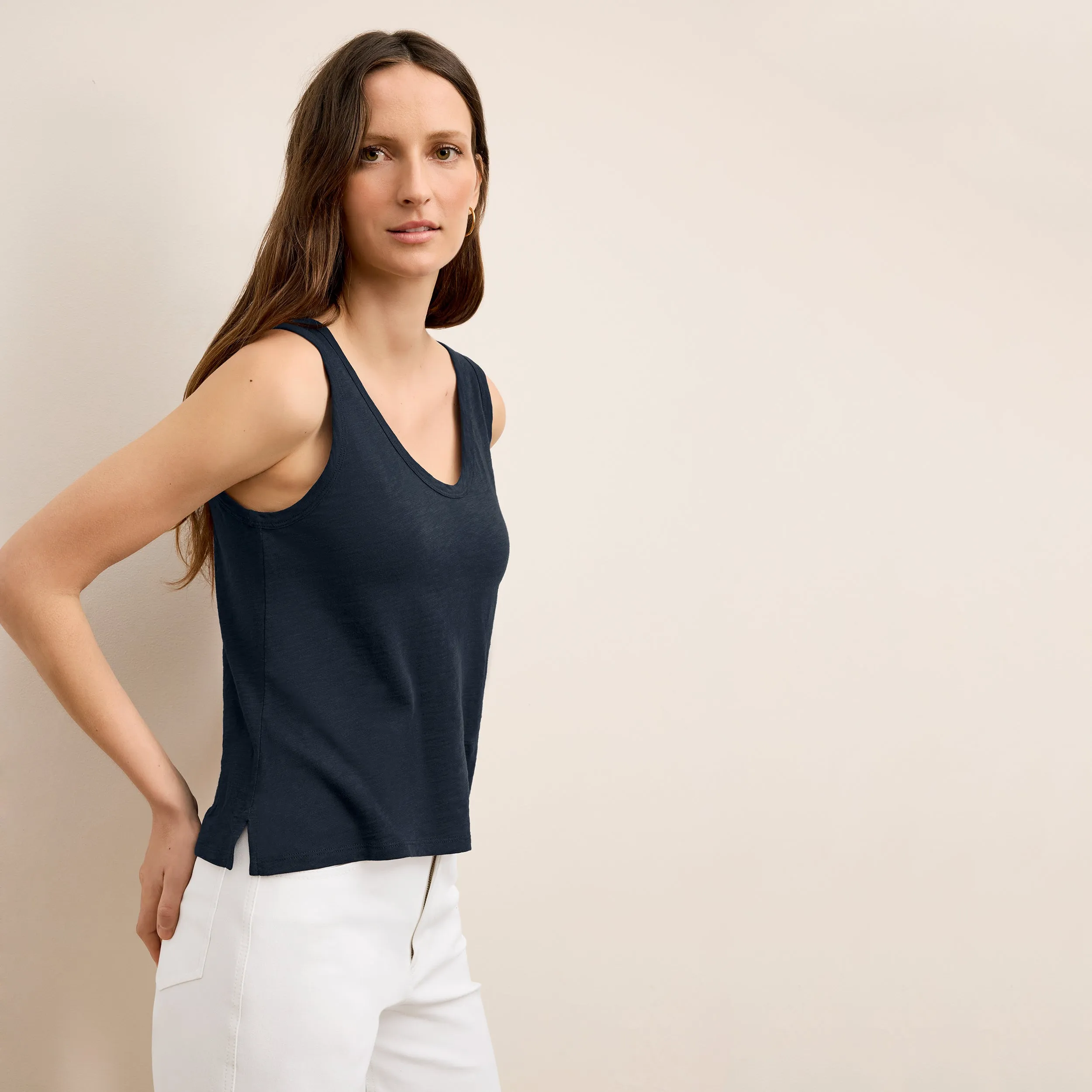 Milo Wide-Leg Jean - Eco Better Than Denim :: White