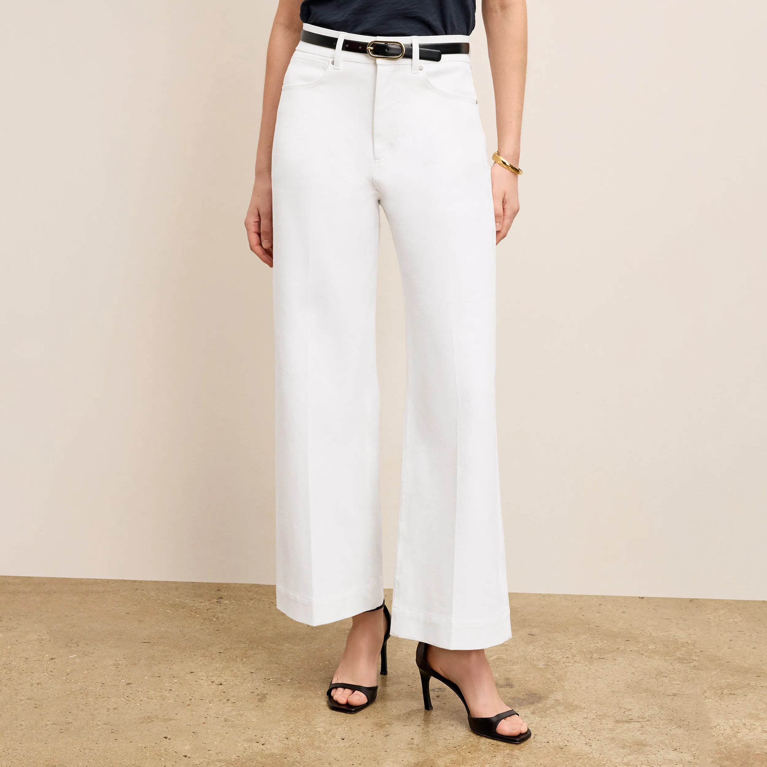 Milo Wide-Leg Jean - Eco Better Than Denim :: White