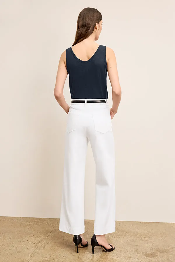 Milo Wide-Leg Jean - Eco Better Than Denim :: White