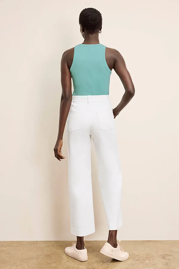Milo Wide-Leg Jean - Eco Better Than Denim :: White