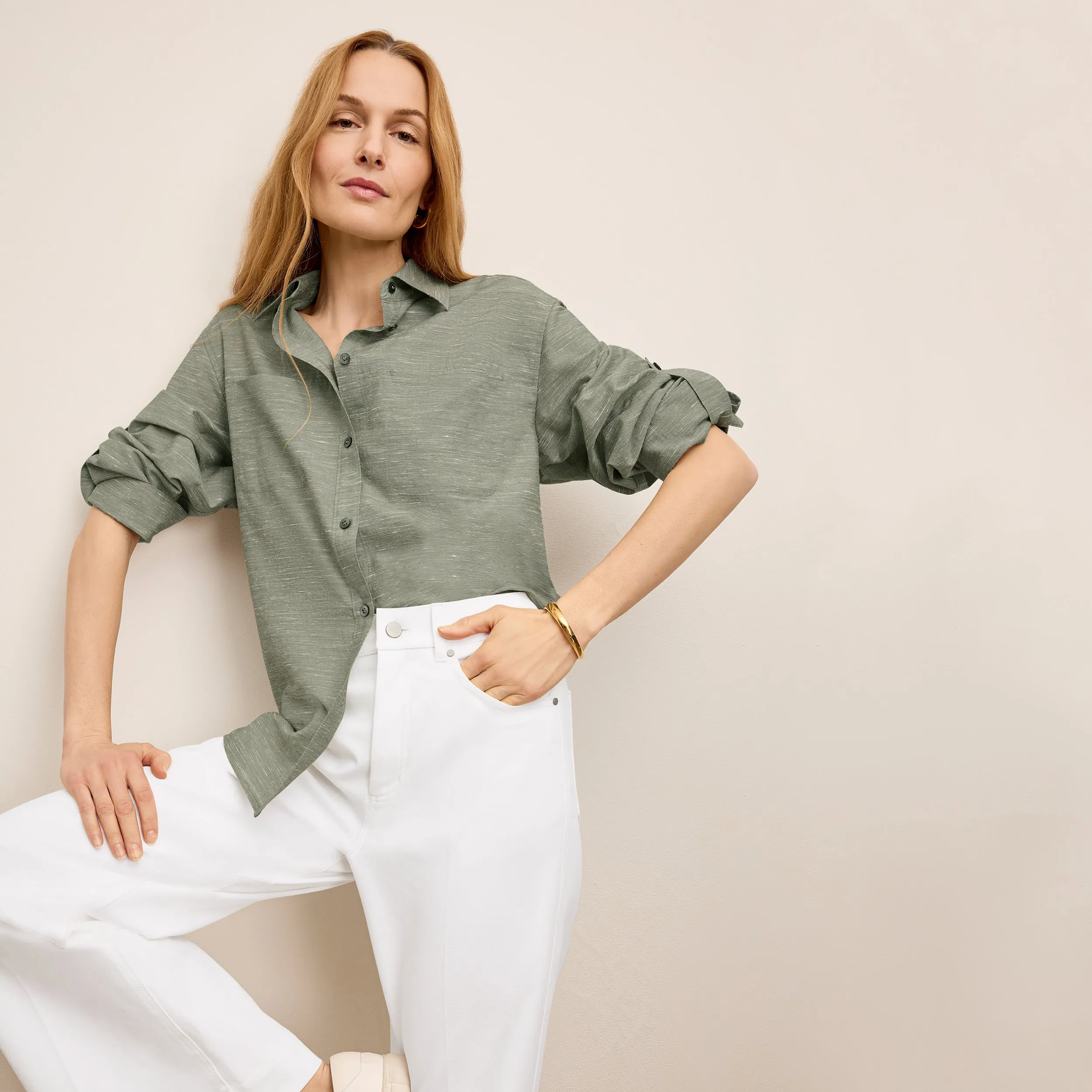 Milo Wide-Leg Jean - Eco Better Than Denim :: White