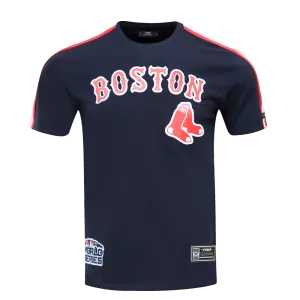 MLB BOSTON RED SOX LOGO PRO TEAM MEN'S TAPING TOP (MIDNIGHT NAVY/RED)
