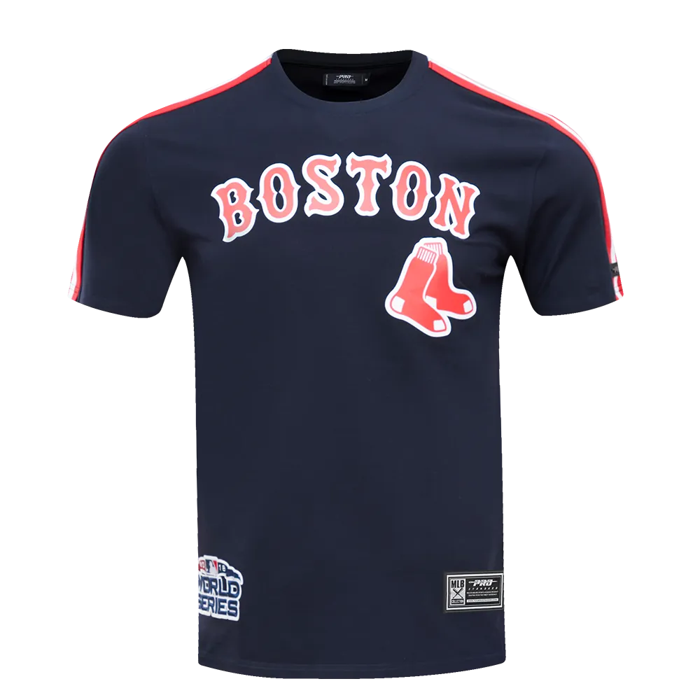 MLB BOSTON RED SOX LOGO PRO TEAM MEN'S TAPING TOP (MIDNIGHT NAVY/RED)