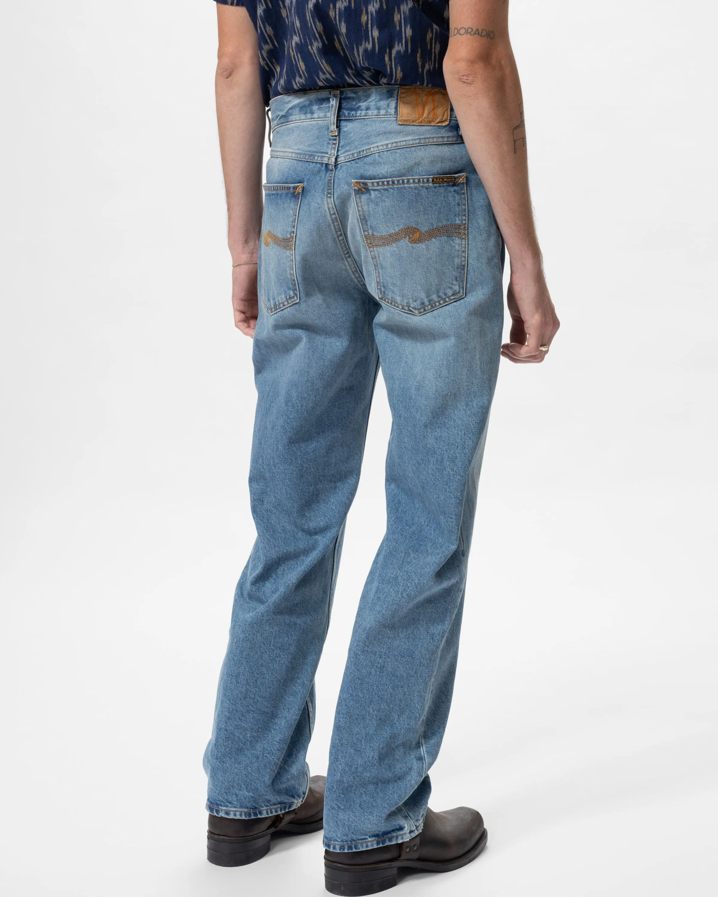 Nudie Tuff Tony Loose Fit Mens Jeans - Worn Treasure