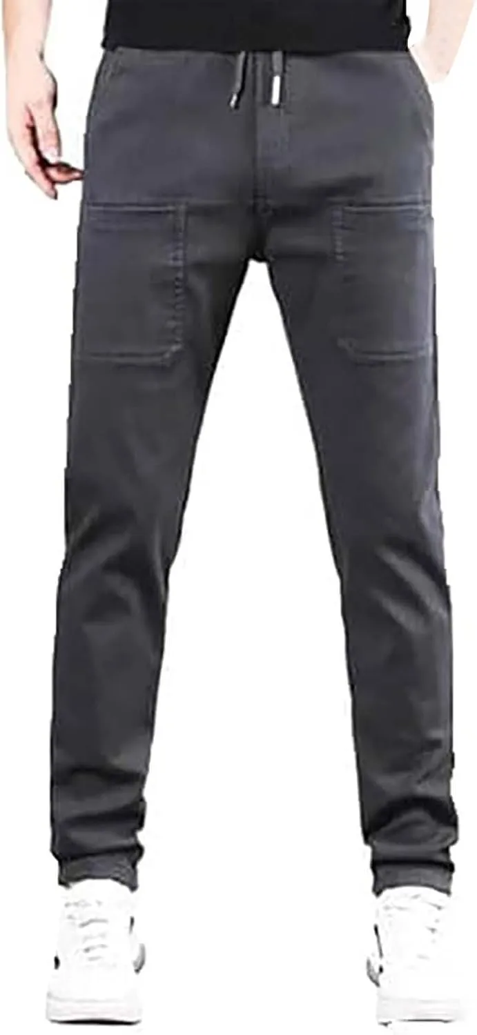Palcomfy Pants for Men Pocket Casual Pants Loose Fit Men's Casual Pants Men's Palcomfy Ultra Stretch Breathable