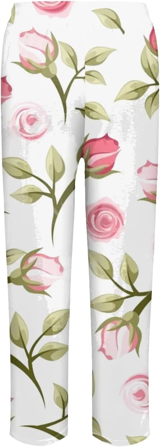 Plus Size Linen Pants for Women Plus Size Summer Cotton Palazzo Pants for Women Casual Summer Trousers