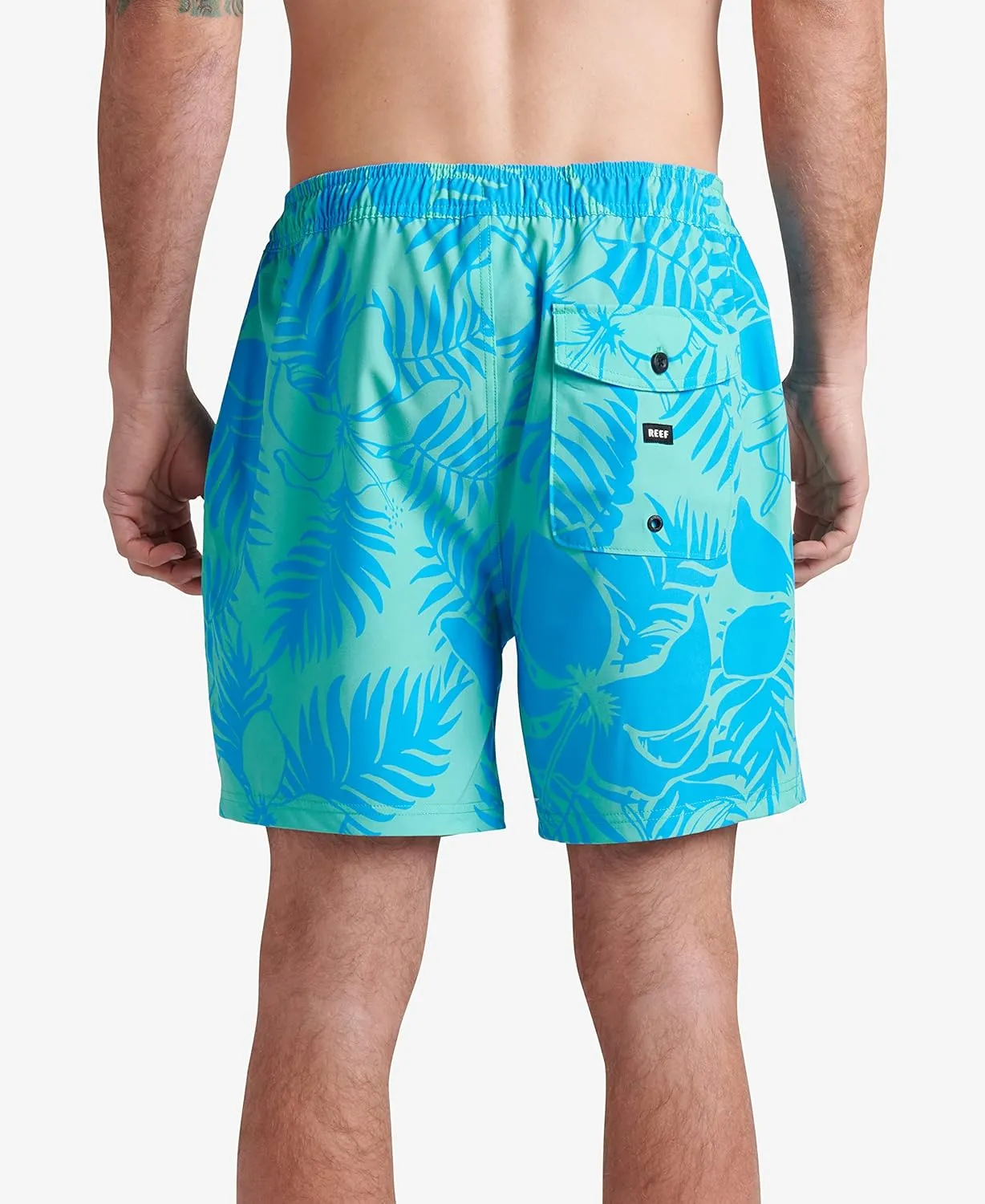 REEF Mens 17" Elastic Waist Short